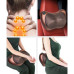 Подушка роликовый массажер для шеи спины и ног Massage Pillow от 12V и 220V (для дома и машины) Коричневая 4 ролика