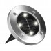 Солнечные уличные светильники для дома и сада Solar Disk Lights комплект из 4-х штук