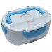 Ланч бокс с подогревом The Electric Lunch Box 12V автомобильный контейнер для подогрева еды в машину Синий с белым