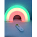Неоновый  декоративный светильник ночник лампа на стену NEON Радуга (NEON42-AV)