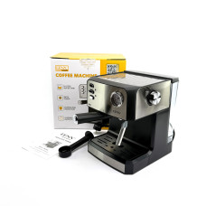 Электрическая кофемашина DENX DX2093 1.6 л 850 Вт, черная (DX2093)