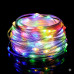 Светодиодная RGB 10м гирлянда на елку или новогоднего декора в дом или на улицу водонепроницаемая IP65 с управлением SMART