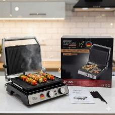 Электрогриль Zepline ZP-820: Мощность 3500 Вт и съемные пластины Электрогриль Zepline ZP-820: Мощность 3500 Вт и съемные пластины