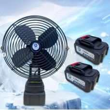АКБ вентилятор портативный с 2 АКБ 21V, Аккумуляторный вентилятор для дома VL-801
