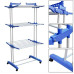 Многоярусная сушилка для белья, вещей, одежды Garment rack with wheels складная