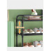 Стеллаж для обуви Shoe rack BLACK Полка для обуви-08-02, Металл, 60х18.5х78.5 см(SRB615-AV)
