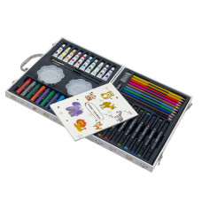 Набір для малювання 50 предметів у валізці білий (RZN-23103835)