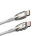 Кабель Type-C/Type-C 1 м Baseus Glimmer 100 Вт білий (RZN-23106334)