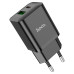 Зарядний блок живлення USB+Type-C HOCO N28 Founder 20 W 12 V 1.67 A чорний (RZN-23104496) Зарядний блок живлення USB+Type-C HOCO N28 Founder 20 W 12 V 1.67 A чорний (RZN-23104496)
