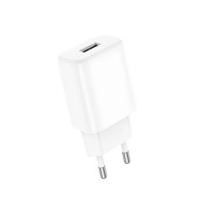 Зарядний блок живлення USB HOCO C134A Solid 12 W 5 V 2.1 A білий (RZN-23106374)