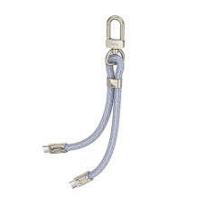 Кабель-брелок Type-C/Type-C 0.22 м HOCO GH5 Elegant 60 Вт 3 А блакитний (RZN-23105481)