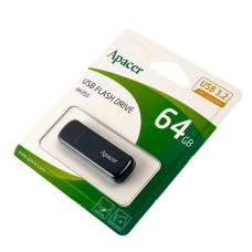 Флеш пам'ять USB 64 GB Apacer AH355 USB 3.2 Gen 1 чорний (RZN-23102888)