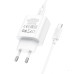 Зарядний пристрій з кабелем Type-C/Type-C 1 м HOCO C76A Pro Majestic 30 W 12 V 2.5 A білий (RZN-23105869) Зарядний пристрій з кабелем Type-C/Type-C 1 м HOCO C76A Pro Majestic 30 W 12 V 2.5 A білий (RZN-23105869)