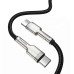 Кабель Type-C/Type-C 2 м Baseus Cafule Series Metal 100 Вт 5 А чорний (RZN-23106809)