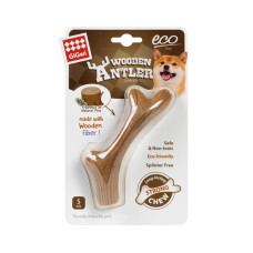 Жувальна іграшка для собак Ріг Gigwi Wooden Antler 2340 14 см коричневий (RZN-23100794)