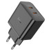 Зарядний блок живлення 2хType-C HOCO N35 Streamer 45 W чорний (RZN-23104200)