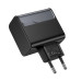 Зарядний блок живлення 2xType-C+USB HOCO CS75A Star Speed 70 W 5 V 3 A чорний (RZN-23106378)