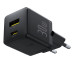 Зарядний пристрій з кабелем Type-C+USB/Type-C 1 м Baseus Palm Fast Charger 30 W 12 V 2.5 А чорний (RZN-23106509) Зарядний пристрій з кабелем Type-C+USB/Type-C 1 м Baseus Palm Fast Charger 30 W 12 V 2.5 А чорний (RZN-23106509)