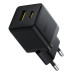 Зарядний пристрій з кабелем Type-C+USB/Type-C 1 м Baseus Palm Fast Charger 30 W 12 V 2.5 А чорний (RZN-23106509) Зарядний пристрій з кабелем Type-C+USB/Type-C 1 м Baseus Palm Fast Charger 30 W 12 V 2.5 А чорний (RZN-23106509)
