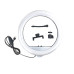 Кільцева лампа 33 см Ring Fill Light USB LED 3 режими (RZN-23100943)
