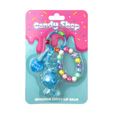 Дитячий блиск для губ UKR2415 з браслетом-брелоком блакитний (RZN-23103914)