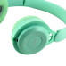 Навушники дитячі бездротові накладні MZ-08M LED MP3 Bluetooth з вушками зелений (RZN-23102610)