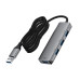 USB-хаб зовнішній 4 порти ACEFAST J17 1 м сріблястий (RZN-23106425) USB-хаб зовнішній 4 порти ACEFAST J17 1 м сріблястий (RZN-23106425)