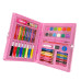 Набір для малювання 68 предметів Принцеси MK5434-1 у валізці рожевий (RZN-23100672)