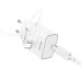 Зарядний пристрій з кабелем Type-C/Apple Lightning 1 м HOCO C143A Benefit 20 W 5 V 3 A білий (RZN-23106527) Зарядний пристрій з кабелем Type-C/Apple Lightning 1 м HOCO C143A Benefit 20 W 5 V 3 A білий (RZN-23106527)