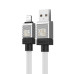 Кабель USB/Apple Lightning 2 м Baseus CoolPlay 2.4 А білий (RZN-23105065)