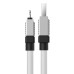Кабель USB/Apple Lightning 2 м Baseus CoolPlay 2.4 А білий (RZN-23105065)