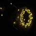 Світлодіодна гірлянда-нитка зелений дріт 200 LED Роса D-Top-8 USB з пультом крапля 20 м теплий білий (RZN-23101028)