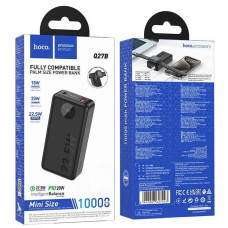Універсальна мобільна батарея 10000 mAh Hoco Q27B Jewel 22.5 W повербанк чорний (RZN-23101050)