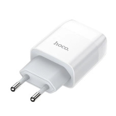 Зарядний блок живлення 2xUSB HOCO CS73A Glorious 12 W 5 V 2.4 A білий (RZN-23105783)