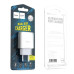 Зарядний блок живлення 2xUSB HOCO CS73A Glorious 12 W 5 V 2.4 A білий (RZN-23105783)