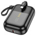 Універсальна мобільна батарея 10000 mAh Hoco Q20 Fountain 22.5 W повербанк з дисплеєм чорний (RZN-23100982)