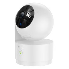 Камера відеоспостереження HOCO D8 HD Wi-Fi з мікрофоном білий (RZN-23104981)