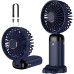 Вентилятор портативний Mini fan AND XL-880 діаметр 9 см з підставкою для телефону та дисплеєм синій (RZN-23098392)