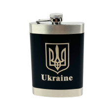 Фляга 270 мл Україна YR-042 чорний зі сріблястим (RZN-23094923)