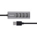 USB-хаб зовнішній 4 порти HOCO HB1 0.8 м сірий (RZN-23103887) USB-хаб зовнішній 4 порти HOCO HB1 0.8 м сірий (RZN-23103887)