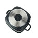 Каструля антипригарне покриття Vezzer VZ8009 з кришкою 4.5 л чорний (RZN-23101406)