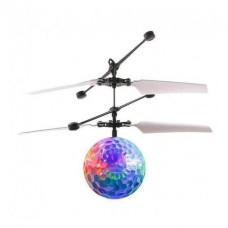 Інтерактивна літаюча іграшка Sensor Flying Ball зі світловими ефектами 12 см прозорий (RZN-23094558)