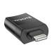 Перехідник Apple Lightning M/USB F HOCO UA17 чорний (RZN-23101343)