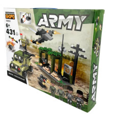 Конструктор Limo Toy CQ002 Army 431 деталь (RZN-23100433)
