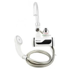 Водонагрівач проточний з душем LED дисплей RX-018 нижнє підведення вертикальний 3000 Вт білий (RZN-23103216)