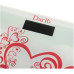 Ваги підлогові побутові до 180 кг Dario DFS-2818F Hearts точність 100 г білий (RZN-23102934)