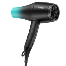 Фен для волосся HOCO HP15 2400 Вт чорний з блакитним (RZN-23102094)
