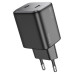 Зарядний пристрій з кабелем 2хType-C/Apple Lightning 1 м HOCO N42 Elogiado 45 W 20 V 2.25 А чорний (RZN-23104202)