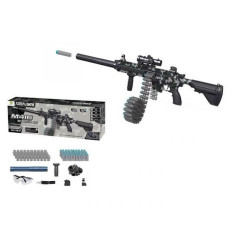 Дитячий автомат M635-1 з прицілом кулі-присоски 85 см чорний (RZN-23100503)