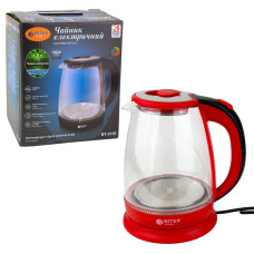 Електрочайник BITEK BT-3110 скло 1.8 л червоний (RZN-23095151)